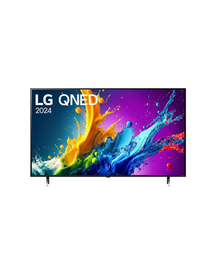 Telewizor LG 65QNED80T3A QNED 65' 4K Ultra HD WebOS 24 Dolby Digital Plus DVB-T2 Czarny główny