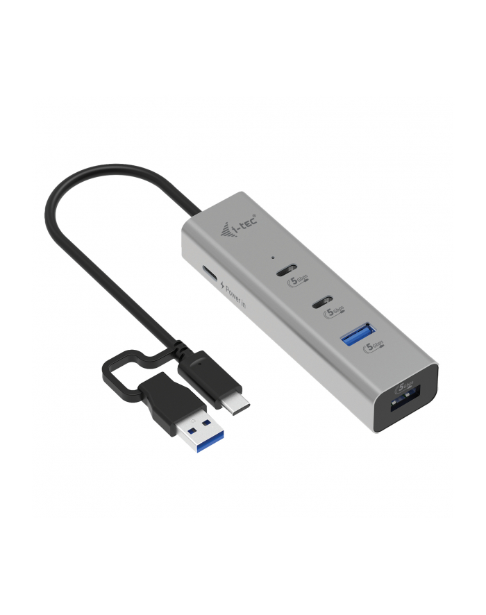 i-tec Uniwersalny metalowy ładujący HUB 2xUSB-C/2xUSB-A PD 85W główny