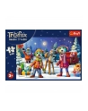 Puzzle 24el Maxi - XMas Trefliki lepią bałwana / Rodzina treflików 14375 Trefl - nr 3