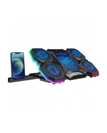 Podstawka chłodząca Rampage AD-RC14 X-RANGER pod laptop 9-17'' RGB regulowana cicha