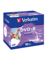 DVD+R Verbatim [ jewel case 10 | 4.7GB | 16x | do nadruku ] - nr 1