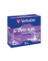 DVD+R DL Verbatim [ jewel case 5 | 8.5GB | 8x | matte silver ] - nr 11