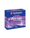 DVD+R DL Verbatim [ jewel case 5 | 8.5GB | 8x | matte silver ] - nr 3