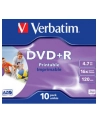 DVD+R Verbatim [ jewel case 10 | 4.7GB | 16x | do nadruku ] - nr 11