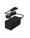 gembird Ładowarka uniwersalna 65W GaN 2xUSB-A 2xUSB-C szybkie ładowanie czarna - nr 1