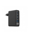 gembird Ładowarka uniwersalna 100W GaN 1xUSB-A 3xUSB-C szybkie ładowanie LCD czarna - nr 1