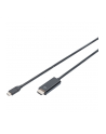 digitus Kabel USB Type-C/HDMI M/M USB 3.1 Gen.2 SuperSpeed+ 4K/60Hz 18Gbps 2m czarny - nr 20