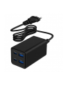 gembird Ładowarka uniwersalna 65W GaN 2xUSB-A 2xUSB-C szybkie ładowanie czarna - nr 1