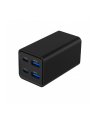 gembird Ładowarka uniwersalna 65W GaN 2xUSB-A 2xUSB-C szybkie ładowanie czarna - nr 4