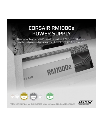 corsair Zasilacz RM1000e WHITE 80+GOLD F.MODULAR ATX3.1