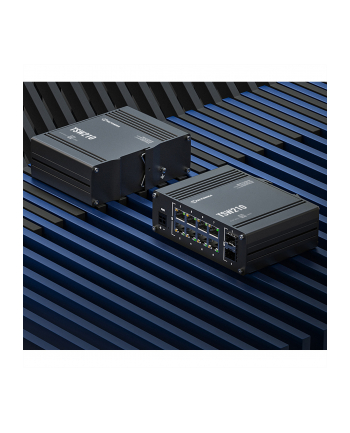 teltonika Przełącznik niezarządzalny TSW210 Switch 2xSFP 8xPoE+ 8xGbE DIN RAIL Back Panel nr 1