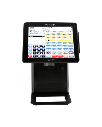 Olympia Kasse Touch 200 Tse Schwarz Hinweis Beachten (949904002)