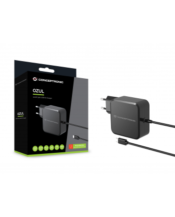 Conceptronic Emaga Ładowarka Ścienna 120549803101 Czarny 100 W
