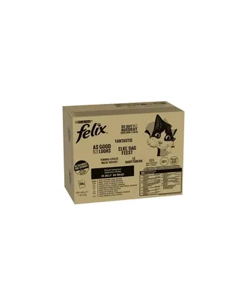 purina nestle PURINA FELIX FANTASTIC Mix Wiejskie smaki 120x85g