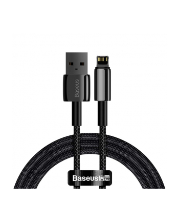 Kabel Baseus Tungsten Gold USB-A - Lightning 1m czarny