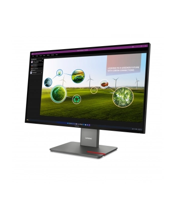 LENOVO ThinkVision P27Q-40 27inch 2560x1440 IPS 120Hz Daisy Chain KVM/eKVM USB-C 15W Factory ''brated panel Epeat Gold TCO10