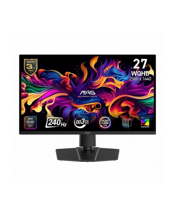 MSI MAG 273QP QD-OLED X24 26.5inch WQHD 240Hz 0.03ms 2xHDMI DP Black