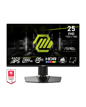 MSI MAG 255PXF 24.5inch Rapid IPS FHD 250cd/m2 300Hz 0.5ms 2xHDMI2.0 DP Pivot nr 1