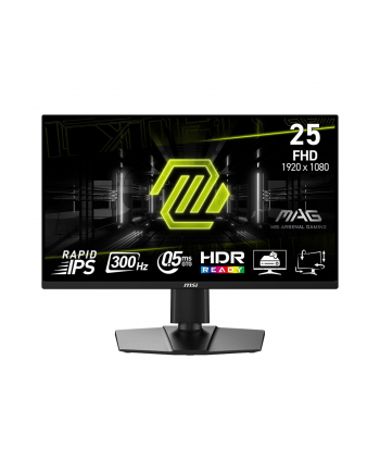 MSI MAG 255PXF 24.5inch Rapid IPS FHD 250cd/m2 300Hz 0.5ms 2xHDMI2.0 DP Pivot nr 1