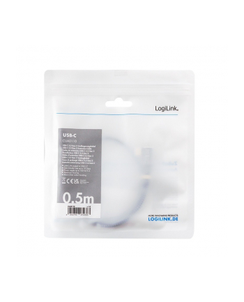 logilink Kabel USB3.2 gen2 TypeC do USB-C/F, PD, 0.5m