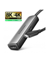 axagon RVC-HI8KPD Adapter aktywny USB-C -> HDMI 8K/60Hz, Aluminum, PD100W, 16cm kabel - nr 17