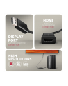 axagon RVD-HI20N Adapter aktywny DisplayPort -> HDMI 1.4, 4K/60Hz, kabel 15cm - nr 28