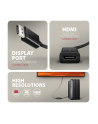 axagon RVD-HI20N Adapter aktywny DisplayPort -> HDMI 1.4, 4K/60Hz, kabel 15cm - nr 2