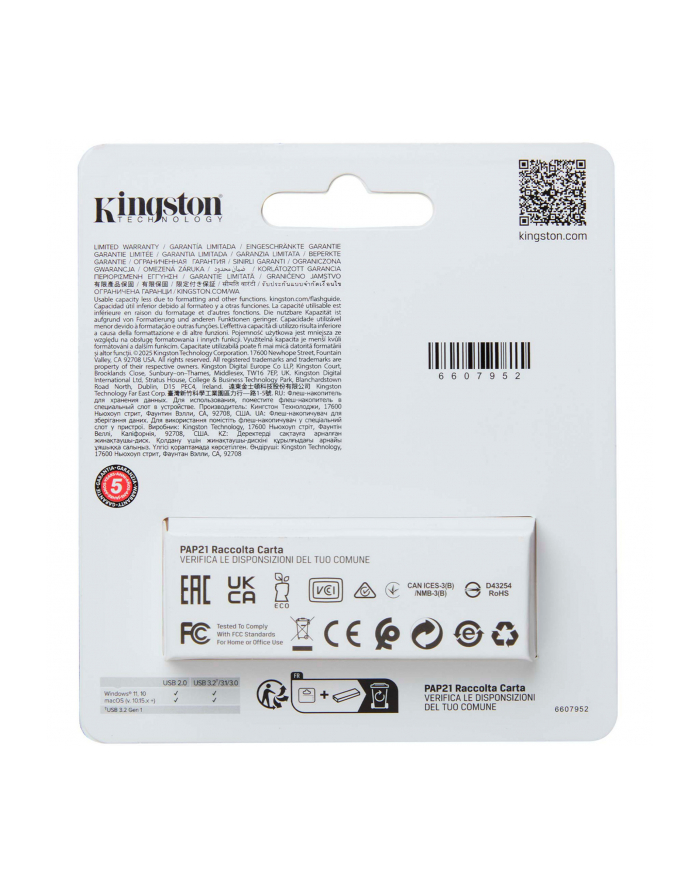 KINGSTON 512GB Portable USB 3.2 Gen 1 DataTraveler Exodia S Black/Yellow główny