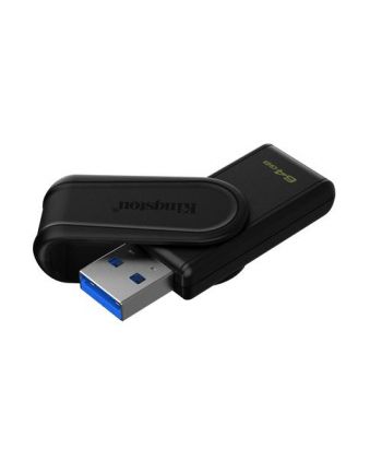 KINGSTON 64GB Portable USB 3.2 Gen 1 DataTraveler Exodia S Black/Black