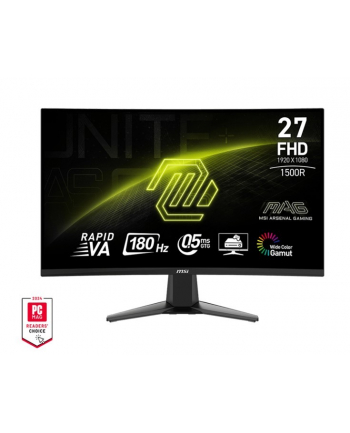 msi Monitor  MAG 27C6F 27 ''/LED/FHD/Curv/180Hz/Black