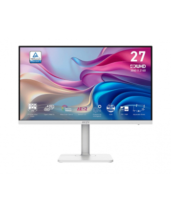 msi Monitor 27 '' Modern MD272UPHW LED/UHD/Flat/60Hz/biały