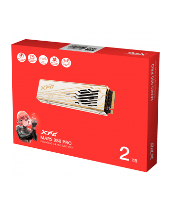 adata Dysk SSD XPG MARS 980 PRO 2TB PCIe 5x4 14/13 GB/s M2