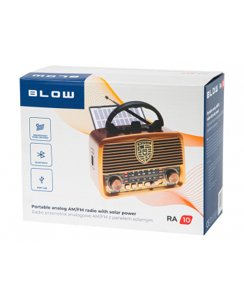 blow Radio przenośne analogowe RA10 AM/FM solarne