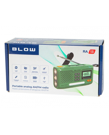 blow Radio przenośne RA13 AM/FM solarne