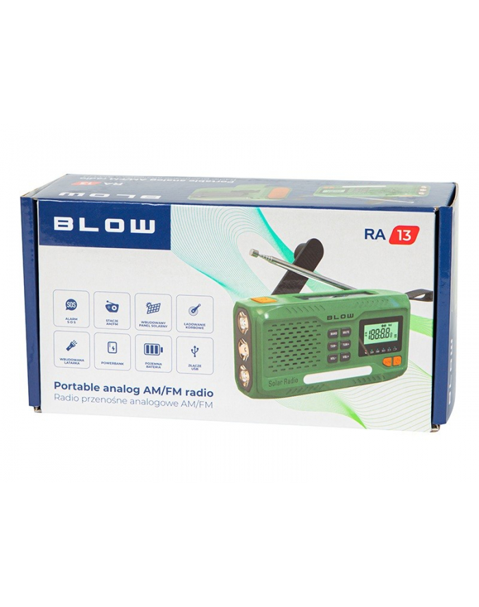 blow Radio przenośne RA13 AM/FM solarne główny