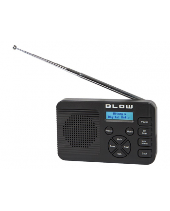 blow Radio przenośne RK4 BT FM/DAB+ kuchenne, czarne