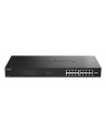 D-LINK 16 Ports GE PoE 30W + 2 Ports SFP Unmanaged Switch 240W - nr 1