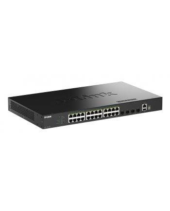D-LINK 24 Ports GE PoE 30W + 4 Ports 10G SFP+ Smart Managed Switch 370W