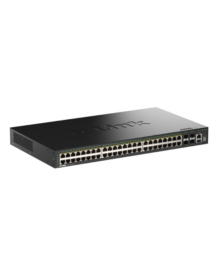 D-LINK 48 Ports GE PoE 30W + 4 Ports 10G SFP+ Smart Managed Switch 370W główny