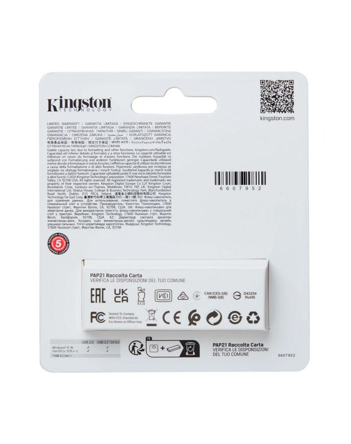 KINGSTON 512GB Portable USB 3.2 Gen 1 DataTraveler Exodia S Black/Yellow główny