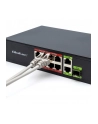 qoltec Przełącznik sieciowy SWITCH FAST Ethernet 8x RJ45 PoE 2x RJ45 Uplink 1x SFP | 120W | 1000Mb/s - nr 6