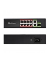 qoltec Przełącznik sieciowy SWITCH FAST Ethernet 8x RJ45 PoE 2x RJ45 Uplink 1x SFP | 120W | 1000Mb/s - nr 9