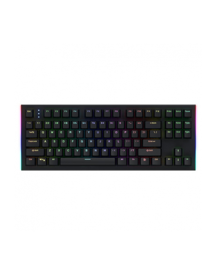 Klawiatura przewodowa Hator GRAVITY X TKL HTK550 MECHANICZNA podświetlana RGB gaming  Aurum Orange Linear czarna główny