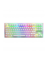 Klawiatura przewodowa Hator GRAVITY X TKL HTK551 MECHANICZNA podświetlana RGB gaming  Aurum Orange Linear biała - nr 1