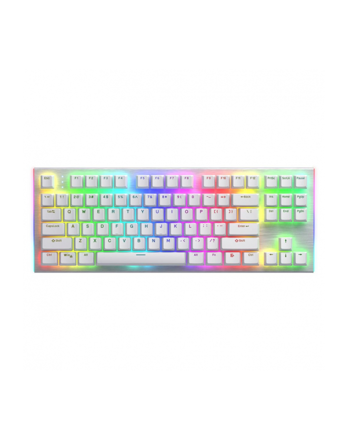 Klawiatura przewodowa Hator GRAVITY X TKL HTK551 MECHANICZNA podświetlana RGB gaming  Aurum Orange Linear biała główny