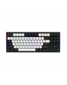 Klawiatura przewodowa Hator GRAVITY TKL HTK560 MECHANICZNA podświetlana RGB gaming  Aurum Orange Linear czarna - nr 1