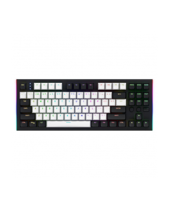 Klawiatura przewodowa Hator GRAVITY TKL HTK560 MECHANICZNA podświetlana RGB gaming  Aurum Orange Linear czarna