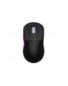 Mysz bezprzewodowa Hator QUASAR 2 ULTRA HTM570BP 4K optyczna 26000dpi 2.4 GHz + Bluetooth AKUMULATOR Gaming RGB PixArt 3395 Kailh czarna - nr 1