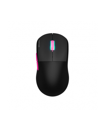 Mysz bezprzewodowa Hator QUASAR 2 ULTRA HTM570BP 4K optyczna 26000dpi 2.4 GHz + Bluetooth AKUMULATOR Gaming RGB PixArt 3395 Kailh czarna