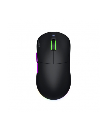 Mysz bezprzewodowa Hator QUASAR 3 ULTRA HTM770 8K optyczna 30000dpi 2.4 GHz + Bluetooth AKUMULATOR 6 przycisków Gaming RGB PixArt PAW 3950 czarna